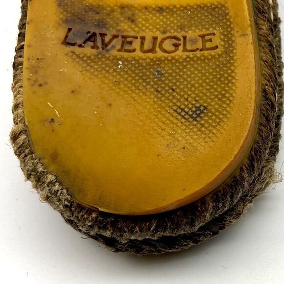 Authentic Gucci Quilted Leather Espadrille Sandals Size 35,5 Gold Color - Picture 11 of 13